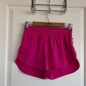 lululemon athletica Bright Pink Athletic Shorts